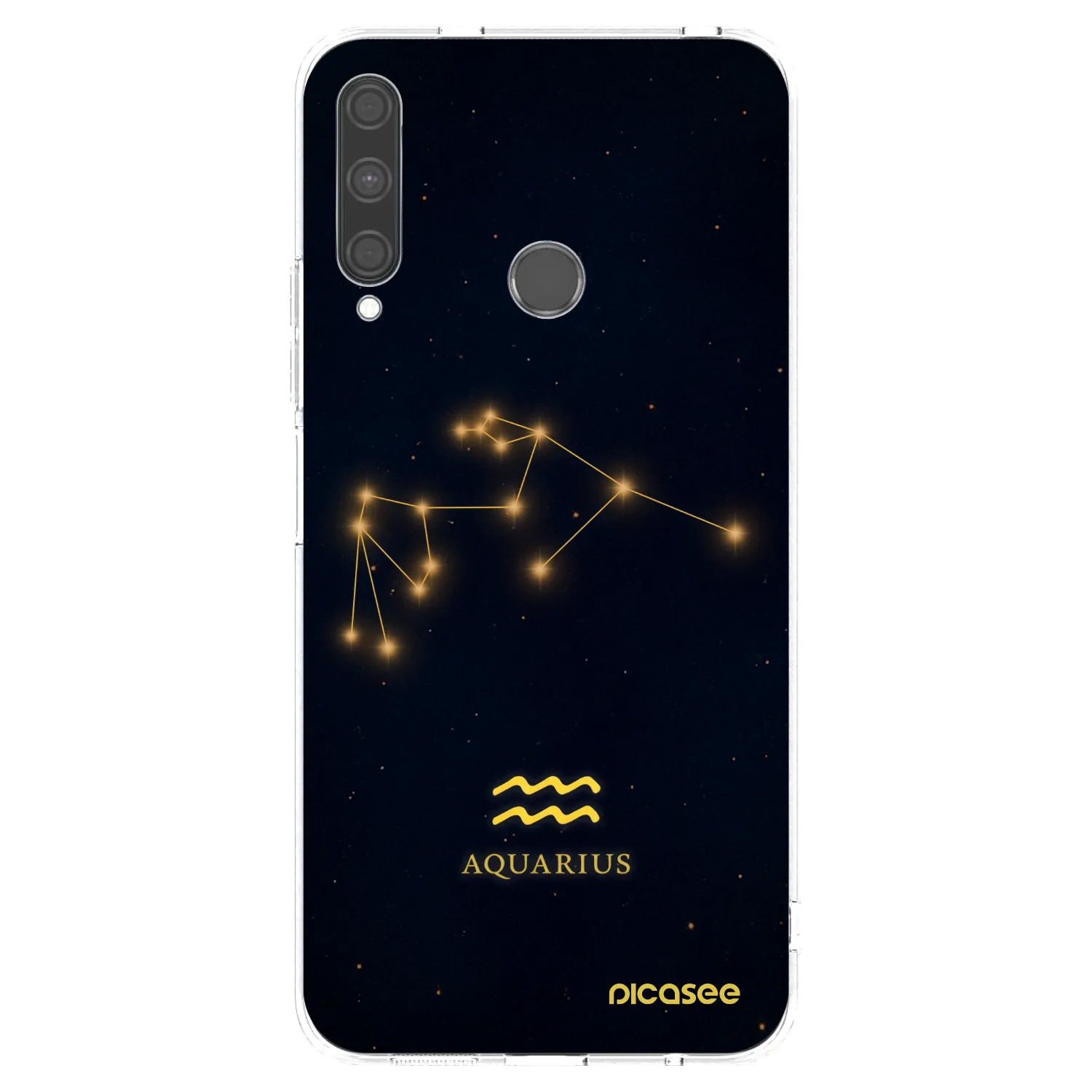 Picasee silikonska prozirna maskica za Huawei P40 Lite E - AQUARIUS