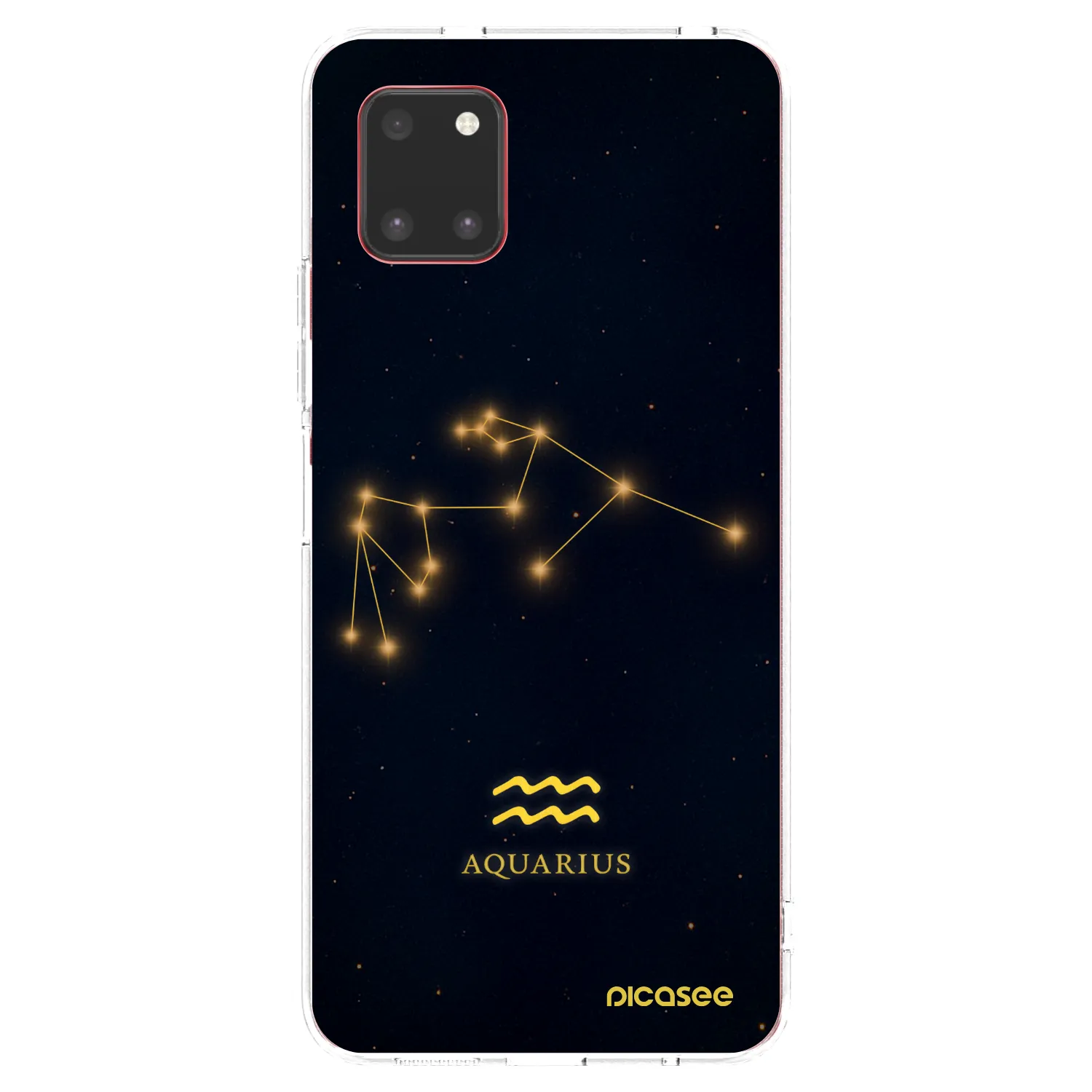 Picasee silikonska prozirna maskica za Samsung Galaxy Note 10 Lite N770F - AQUARIUS