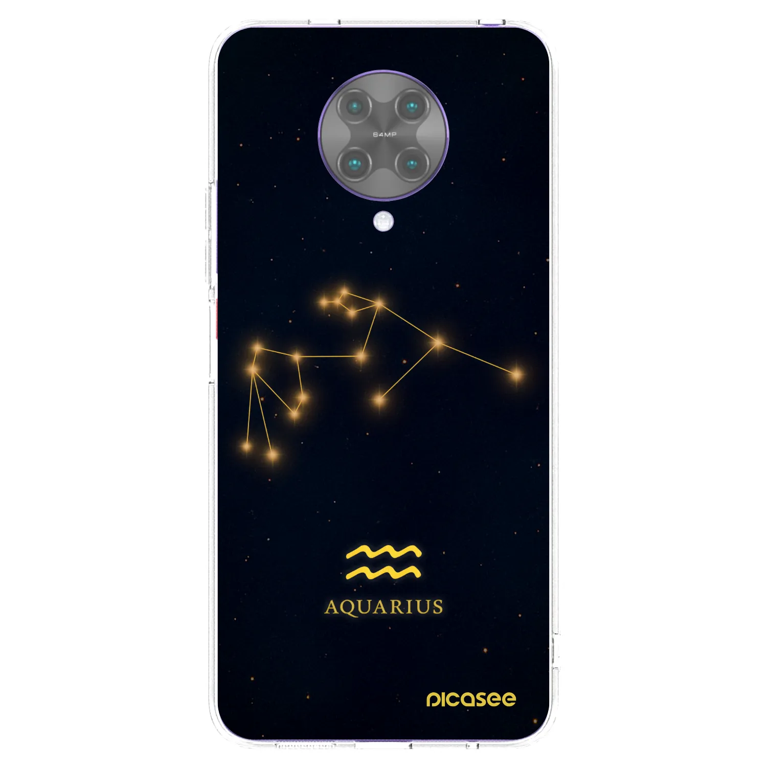 Picasee silikonska prozirna maskica za Xiaomi Poco F2 Pro - AQUARIUS