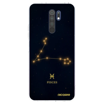 Picasee silikonska prozirna maskica za Xiaomi Redmi 9 - PISCES
