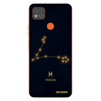 Picasee silikonska prozirna maskica za Xiaomi Redmi 9C - PISCES