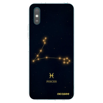 Picasee silikonska prozirna maskica za Xiaomi Redmi 9A - PISCES