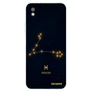Picasee crna silikonska maskica za Xiaomi Redmi 9A - PISCES