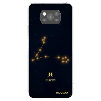 Picasee crna silikonska maskica za Xiaomi Poco X3 - PISCES