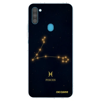 Picasee silikonska prozirna maskica za Samsung Galaxy M11 - PISCES