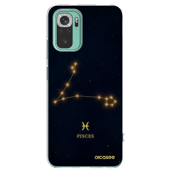 Picasee silikonska prozirna maskica za Xiaomi Redmi Note 10 Pro - PISCES