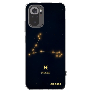 Picasee silikonska prozirna maskica za Xiaomi Redmi Note 10S - PISCES
