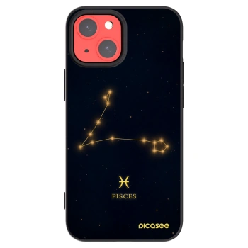 Picasee crna silikonska maskica za Apple iPhone 13 mini - PISCES