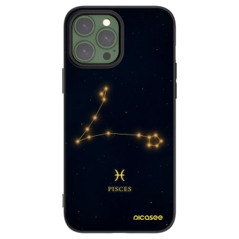 Picasee crna silikonska maskica za Apple iPhone 13 Pro Max - PISCES