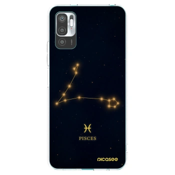 Picasee silikonska prozirna maskica za Xiaomi Redmi Note 10 5G - PISCES