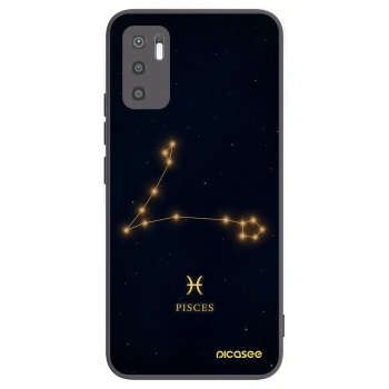 Picasee crna silikonska maskica za Xiaomi Redmi Note 10 5G - PISCES
