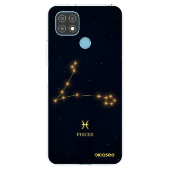 Picasee silikonska prozirna maskica za Realme C21 - PISCES