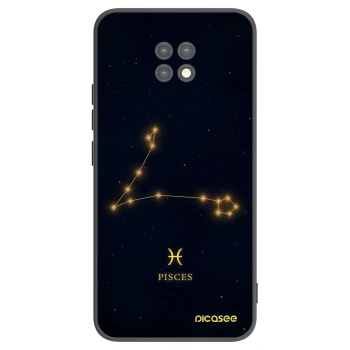 Picasee crna silikonska maskica za Xiaomi Redmi Note 9T - PISCES