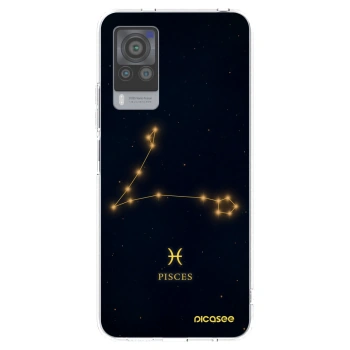 Picasee silikonska prozirna maskica za Vivo X60 Pro 5G - PISCES