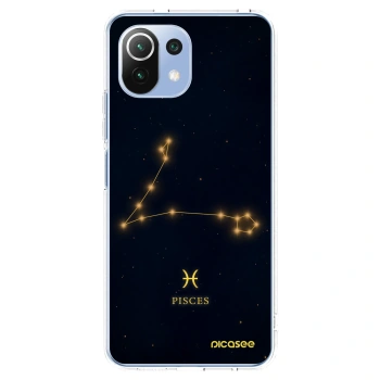 Picasee silikonska prozirna maskica za Xiaomi 11 Lite 5G NE - PISCES