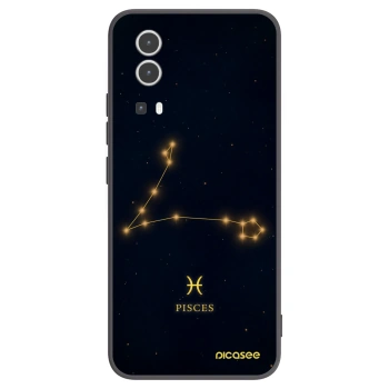 Picasee crna silikonska maskica za Vivo Y72 5G - PISCES