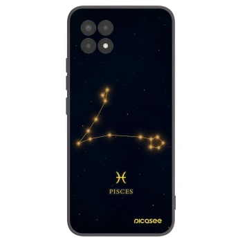 Picasee crna silikonska maskica za Realme 8i - PISCES