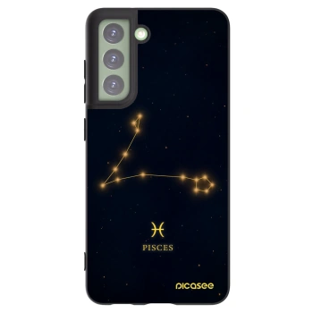 Picasee crna silikonska maskica za Samsung Galaxy S21 FE 5G - PISCES