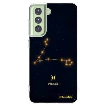 Picasee silikonska prozirna maskica za Samsung Galaxy S21 FE 5G - PISCES