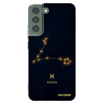 Picasee silikonska prozirna maskica za Samsung Galaxy S22+ 5G - PISCES