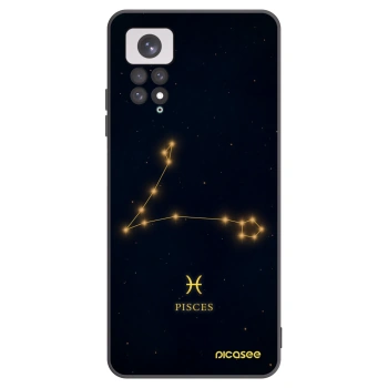 Picasee crna silikonska maskica za Xiaomi Redmi Note 11 - PISCES
