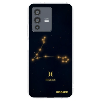 Picasee silikonska prozirna maskica za Vivo V23 5G - PISCES
