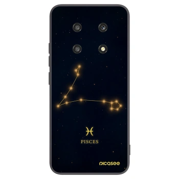 Picasee crna silikonska maskica za Honor Magic4 Lite 5G - PISCES