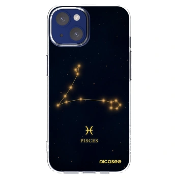 Picasee silikonska prozirna maskica za Apple iPhone 14 - PISCES