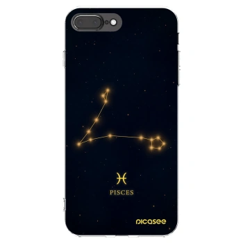 Picasee silikonska prozirna maskica za Apple iPhone 8 Plus - PISCES