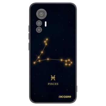 Picasee crna silikonska maskica za Xiaomi 12 Lite - PISCES