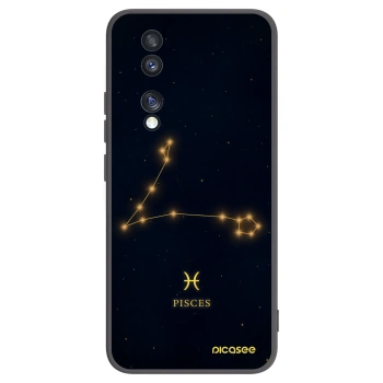 Picasee crna silikonska maskica za Honor 70 - PISCES