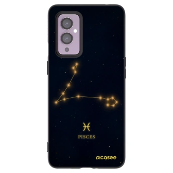 Picasee crna silikonska maskica za OnePlus 9 - PISCES