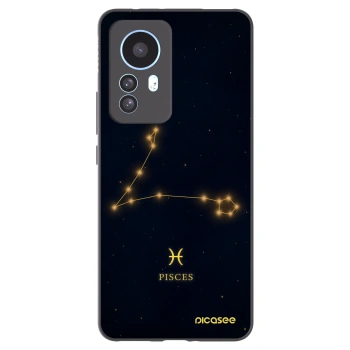 Picasee crna silikonska maskica za Xiaomi 12T - PISCES