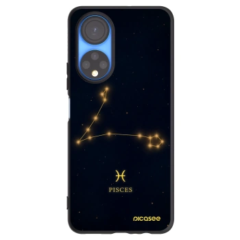 Picasee crna silikonska maskica za Honor X7 - PISCES