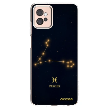 Picasee silikonska prozirna maskica za Motorola Moto G32 - PISCES