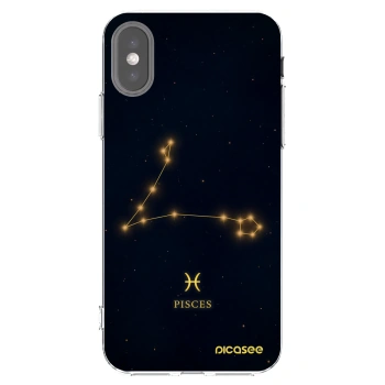 Picasee silikonska prozirna maskica za Apple iPhone X/XS - PISCES