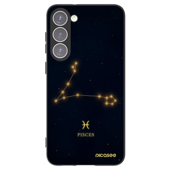 Picasee crna silikonska maskica za Samsung Galaxy S23+ 5G - PISCES