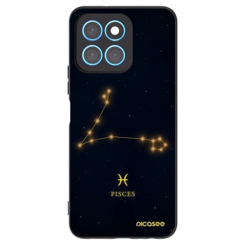 Picasee crna silikonska maskica za Honor X8 5G - PISCES