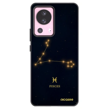 Picasee crna silikonska maskica za Xiaomi 13 Lite - PISCES