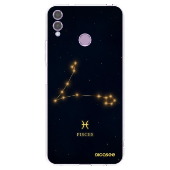 Picasee silikonska prozirna maskica za Honor 8X - PISCES