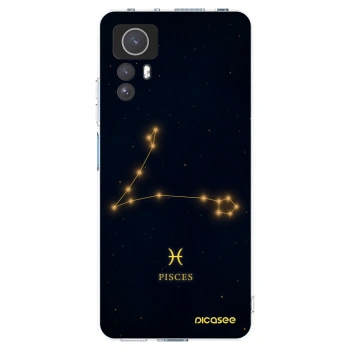Picasee silikonska prozirna maskica za Xiaomi Redmi Note 12S - PISCES