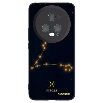 Picasee crna silikonska maskica za Honor Magic5 Pro - PISCES