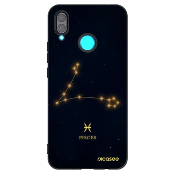 Picasee crna silikonska maskica za Huawei Nova 3 - PISCES