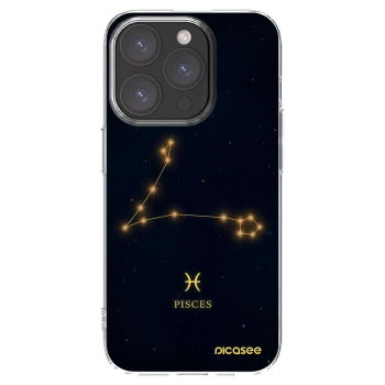 Picasee silikonska prozirna maskica za Apple iPhone 15 Pro - PISCES