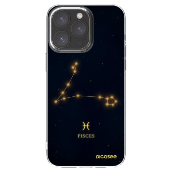 Picasee silikonska prozirna maskica za Apple iPhone 15 Pro Max - PISCES