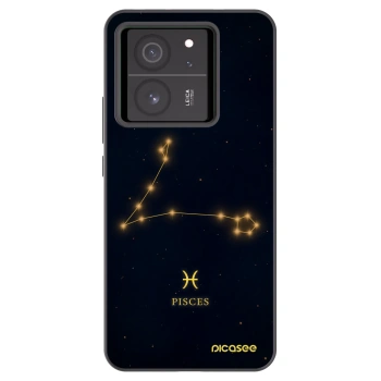 Picasee crna silikonska maskica za Xiaomi 13T Pro - PISCES
