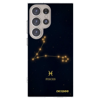 Picasee silikonska prozirna maskica za Samsung Galaxy S24 Ultra S928B 5G - PISCES