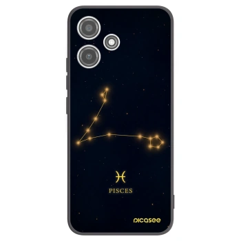 Picasee crna silikonska maskica za Xiaomi Redmi 12 5G - PISCES