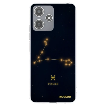 Picasee silikonska prozirna maskica za Xiaomi Redmi 12 5G - PISCES