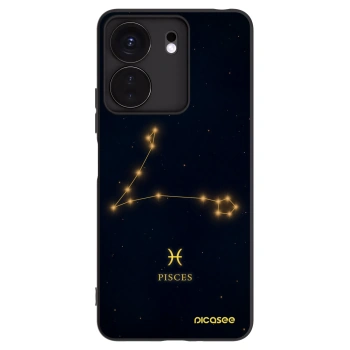 Picasee crna silikonska maskica za Xiaomi Redmi 13C 4G - PISCES